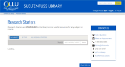 Desktop Screenshot of libguides.ollusa.edu
